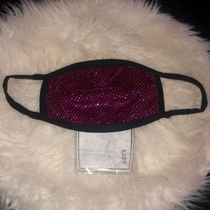 Pink bling mask